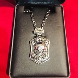 🏍 Harley Davidson Steel Necklace